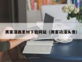 邓州黑客漫画素材下载网站（黑客动漫头像）